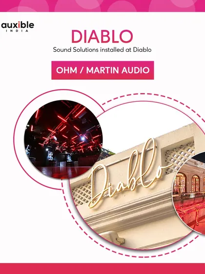 A look at our sound and lighting solution for Diablo. We used dramatic red lighting to complement the venue's gothic theme, both inside and out, while installing Martin Audio speakers to ensure a powerful, high-fidelity sound experience.