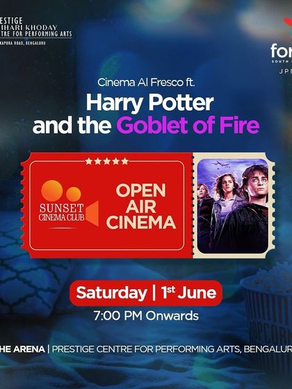 "Accio tickets!" We're bringing the magic of the Triwizard Tournament to Bangalore with a screening of Harry Potter and the Goblet of Fire.