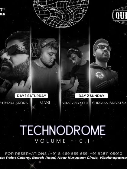 My debut gig in Vishakapatnam for "Technodrome". I'm excited to bring some banging house and minimal sounds to a new city.