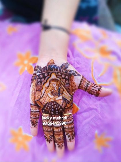 Lucky Mehndi Artist - Party & Festival Mehndi Intricate Bridal Mehndi photo 15
