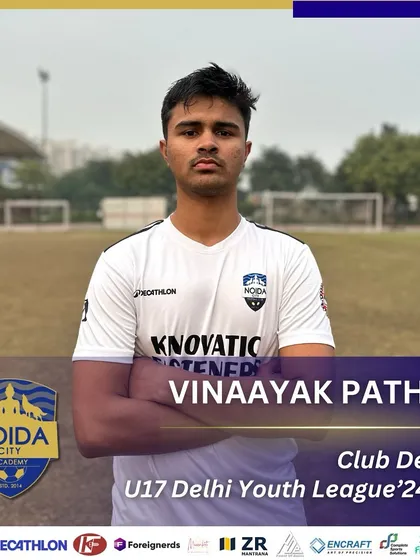 We create real pathways to professional football. This is one of our own, Vinaayak Pathak, making his club debut in the U17 Delhi Youth League. This is the dream we turn into reality.