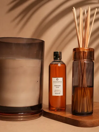 A curated selection from our extensive product portfolio, showcasing the diverse range of fragrances, colors, and designs we offer. Each image highlights the beauty and versatility of our candles, diffusers, and gift sets.