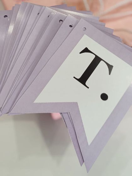 Custom-made banners for a bachelorette party or bridal shower. These little details help create a perfectly themed and personalized celebration.