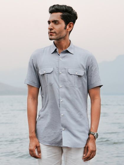 Our 'Soaring Whale' shirt, a testament to craftsmanship. The hand-embroidered design takes 16 hours to complete, creating a piece of wearable art that is impossible to replicate by machine.