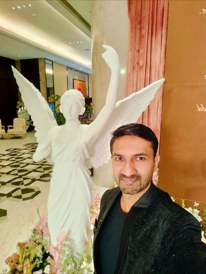 Another photo from the elegant lobby of the Conrad, Pune.