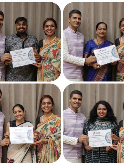 More graduates from our 12th batch of the 200-hour Holistic YTTC in Mumbai.
