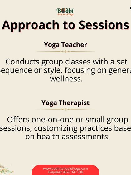 Bodhi School of Yoga - Yoga Therapy Sessions What is Yoga Therapy? photo 6