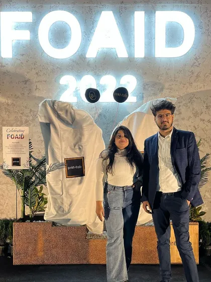 Aishwarya and Kunal at the Festival of Architecture and Interior Designing (FOAID) in 2022.