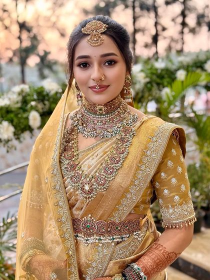 Madhuri Subbaraju - Destination Wedding Makeup Timeless Muhurtham Brides photo 11