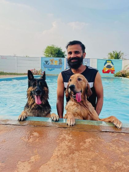 Fluffy Paws Pet Resort - Dog Park & Swimming Pool Splash & Swim: Our Human-Friendly Pool photo 36