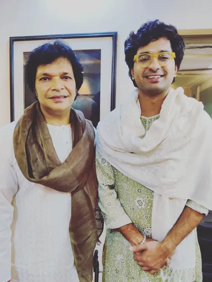 It was an absolute honour to share a moment with the flute maestro Rakesh Chaurasia ji. Performing alongside and learning from such legends is a constant reminder of the beautiful journey of being a musician.
