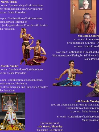 Ramana Maharshi Centre for Learning - Spiritual & Cultural Events Major Annual Festivals photo 3