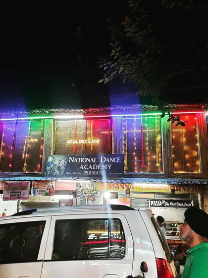 Our Kalkaji studio lit up for the festive season. We make sure our space always feels welcoming and full of positive energy.