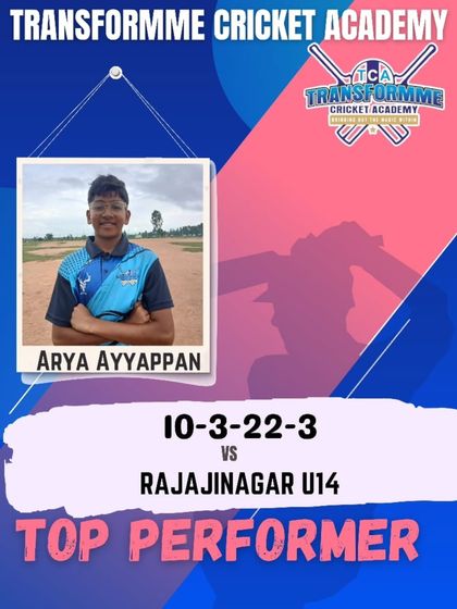 Transform Cricket Academy - Junior Cricket Coaching Program Star Performers: Celebrating Individual Excellence photo 38