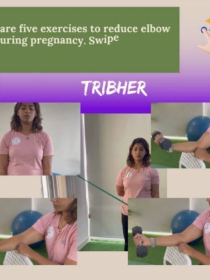 This series of five exercises is designed to reduce elbow pain. Swipe through to see how we use simple tools and movements to bring you relief.