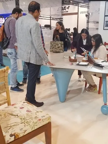 My team and I were busy throughout the event, talking to architects and designers about their furniture needs for upcoming projects.