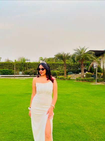 A final, confident pose in my birthday dress. This was a special day, and I love having these memories to look back on.