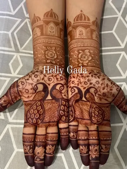 The proof is in the stain. This is the beautiful, deep reddish-brown color you can expect from my all-natural, homemade henna cones after it fully develops. Patience truly brings the best results.