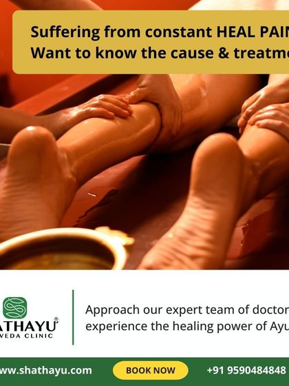 Are you suffering from constant heel pain? Approach my expert team of doctors to understand the cause and experience the healing power of Ayurveda through targeted treatments and therapies.
