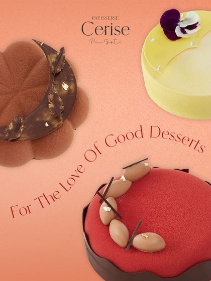 For the love of good desserts. A collage of some of my most artistic and flavourful creations.