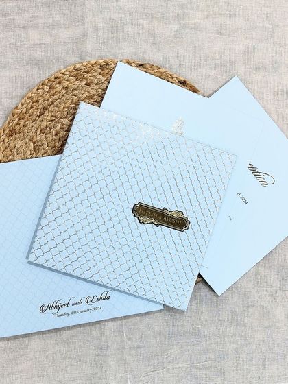 House Of Cards - Special Occasion Invitations Modern Elegance: Vellum, Pastels & Wax Seals photo 59