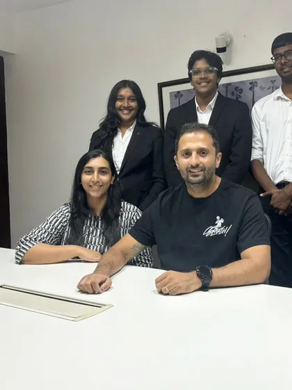 A photo with our June interns from OP Jindal Law School. We wish them the best.
