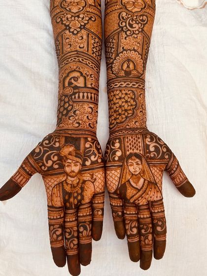 3D Henna Touch - Bridal Mehndi Bridal Portraits: Your Love Story in Henna photo 4