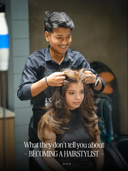 What they don't tell you about becoming a hairstylist is that it takes skill, hustle, and a whole lot of heart.
