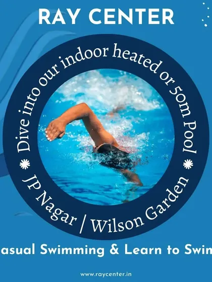 Whether you prefer our cozy indoor heated pool in JP Nagar or the expansive 50m outdoor pool in Wilson Garden, we have the perfect spot for you. Dive into your fitness goals or just enjoy a casual swim with us.