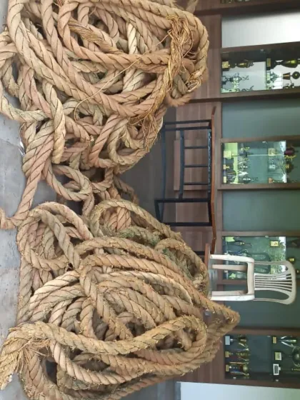 The boundary ropes are coiled and stored properly by the players at the end of the season. This simple act teaches discipline and respect for the tools of the trade.