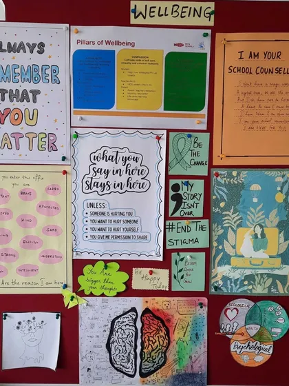We provide a supportive community for our students' mental well-being, with access to counselors and spaces to share and connect. Your well-being matters.