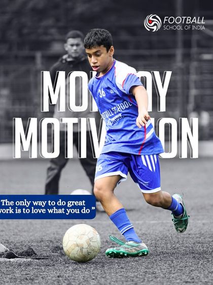 Monday Motivation. The only way to do great work is to love what you do, and our players' passion is evident in every session.