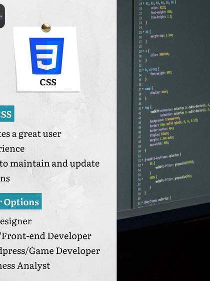 Why learn CSS? It is the language of design on the web. CSS allows you to create a great user experience and is essential for front-end developers and UX designers.