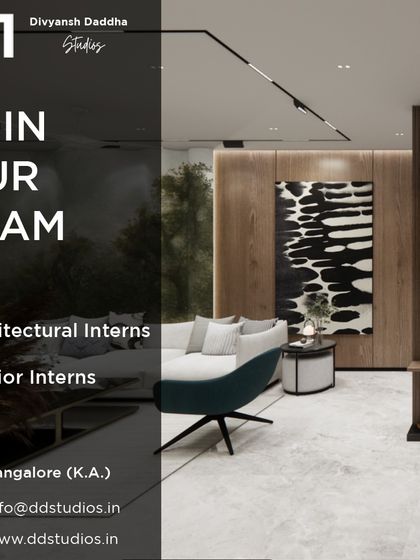 DD Studios in Bangalore is looking for Architectural and Interior Interns.