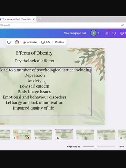 In our workshop, we discuss the psychological effects of obesity, such as anxiety, low self-esteem, and depression. I explain how a consistent yoga practice can help address these issues by fostering a positive body image and improving mental well-being.