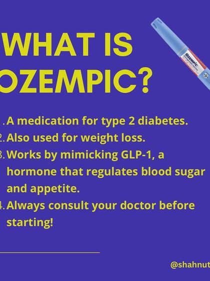 Ozempic is a medication for type 2 diabetes, also used for weight loss, that mimics the hormone GLP-1 to regulate blood sugar and appetite. It's a powerful tool, but it's crucial to consult a doctor before starting.