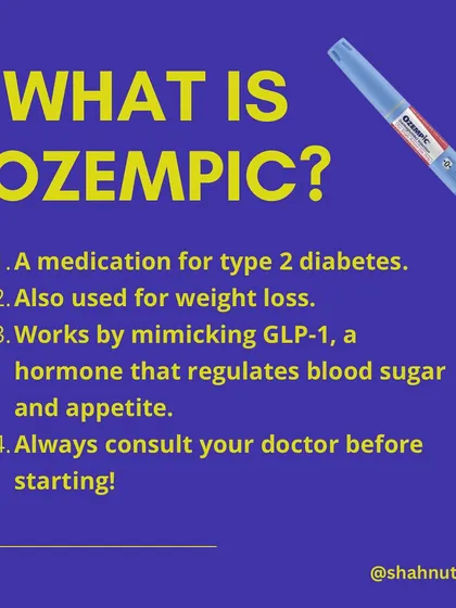 Ozempic is a medication for type 2 diabetes, also used for weight loss, that mimics the hormone GLP-1 to regulate blood sugar and appetite. It's a powerful tool, but it's crucial to consult a doctor before starting.