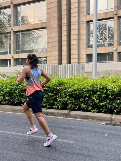 A quick, easy run in the new Ultraboost Light. The epic energy return is real, and they are incredibly comfortable for recovery miles.