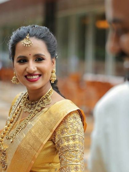 Himabindu - Bridal Makeup Classic South Indian Muhurtham Looks photo 28