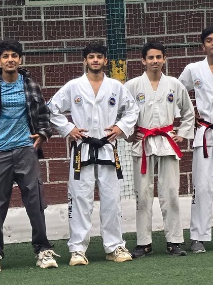 Some of my dedicated senior students who help mentor the younger members of our team.