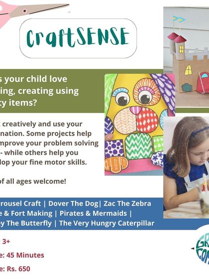 The "CraftSENSE" zone is for kids who love to make and create. From 3D crafts to projects inspired by storybooks, these activities are designed to improve problem-solving and fine motor skills.