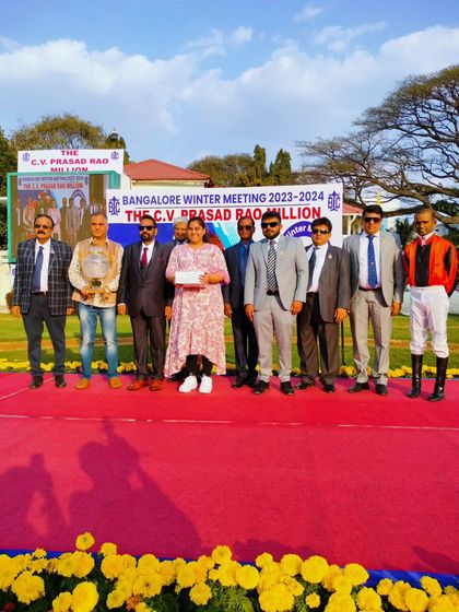 The C.V. Prasad Rao Million presentation.