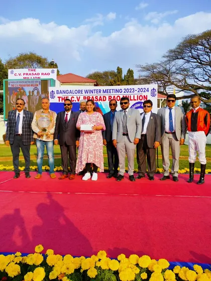 The C.V. Prasad Rao Million presentation.