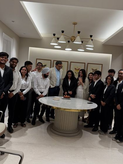 Another view of Nancy's birthday celebration. We believe in recognizing the hard work of every team member and celebrating their personal milestones together.