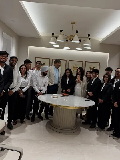 Another view of Nancy's birthday celebration. We believe in recognizing the hard work of every team member and celebrating their personal milestones together.