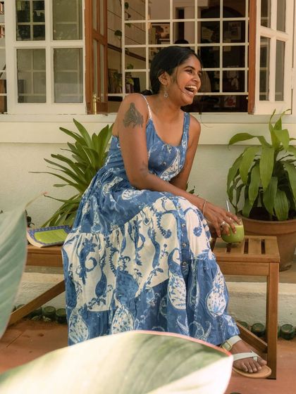 One of our chefs, Reva, enjoying her day off at the cafe with her family. It means so much when the people who build this space also choose to spend their slow moments here.