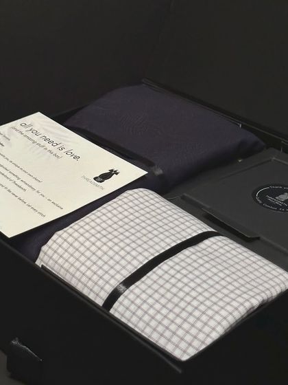 For the groom who deserves more than an ordinary gift. This set provides a custom-tailored experience that reflects his unique personality and style.