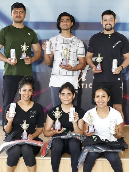 Celebrating the winners of our Plank Challenge. We believe in recognizing hard work and dedication, and these champions earned their trophies and prizes through incredible endurance.