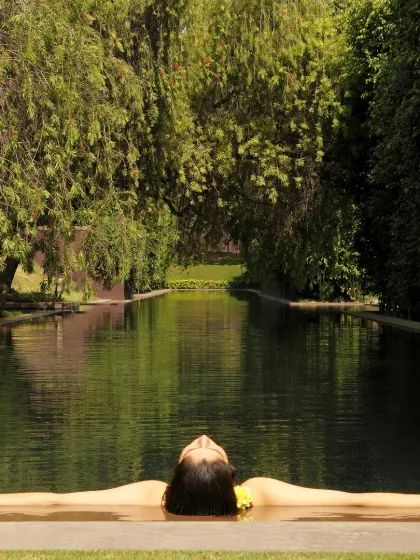 Your wellness journey with us extends beyond the treatment room. Here, you can find your moment of peace, relaxing by our tranquil lake after a rejuvenating spa session. It is this connection with nature that makes the experience at Aheli Spa truly complete.