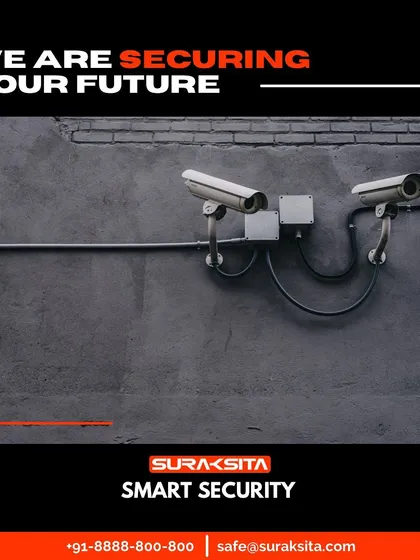 A clean and effective installation is my signature. Here, you can see two high-definition cameras strategically placed for overlapping coverage on a commercial property. I ensure all wiring is tidy and protected, maintaining both security and aesthetics.